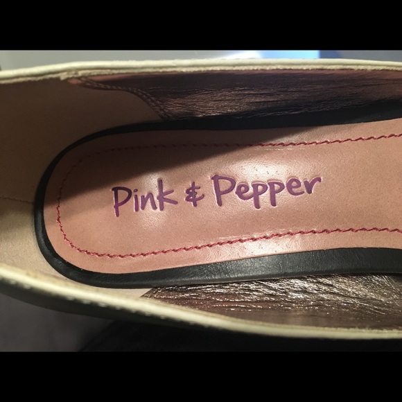-SOLD- Pink & Pepper Platform Peep Toe Pumps - Picture 5 of 8